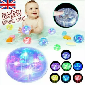Baby Kids Bathing Shower LED Light Up Tub Fun Time Toy Glowing Ball Waterproof